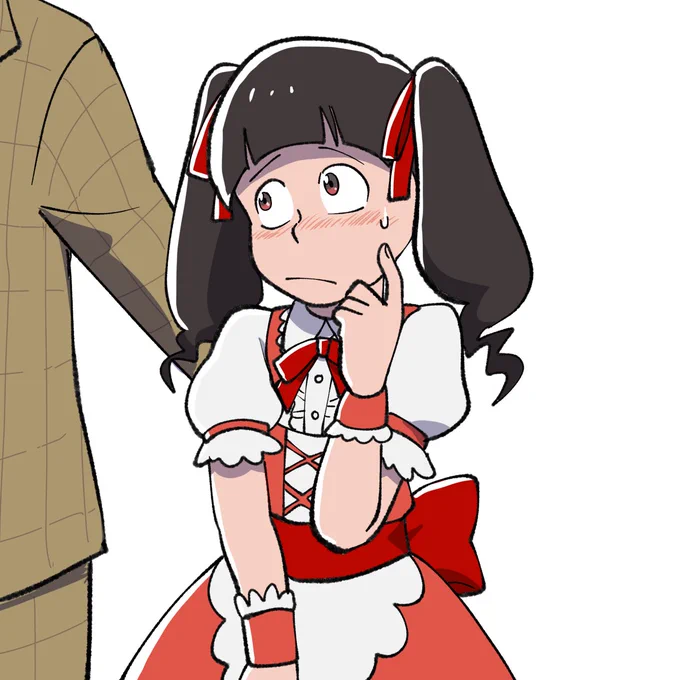 「ほら、挨拶しなさい」「おそ奈、です…」 
