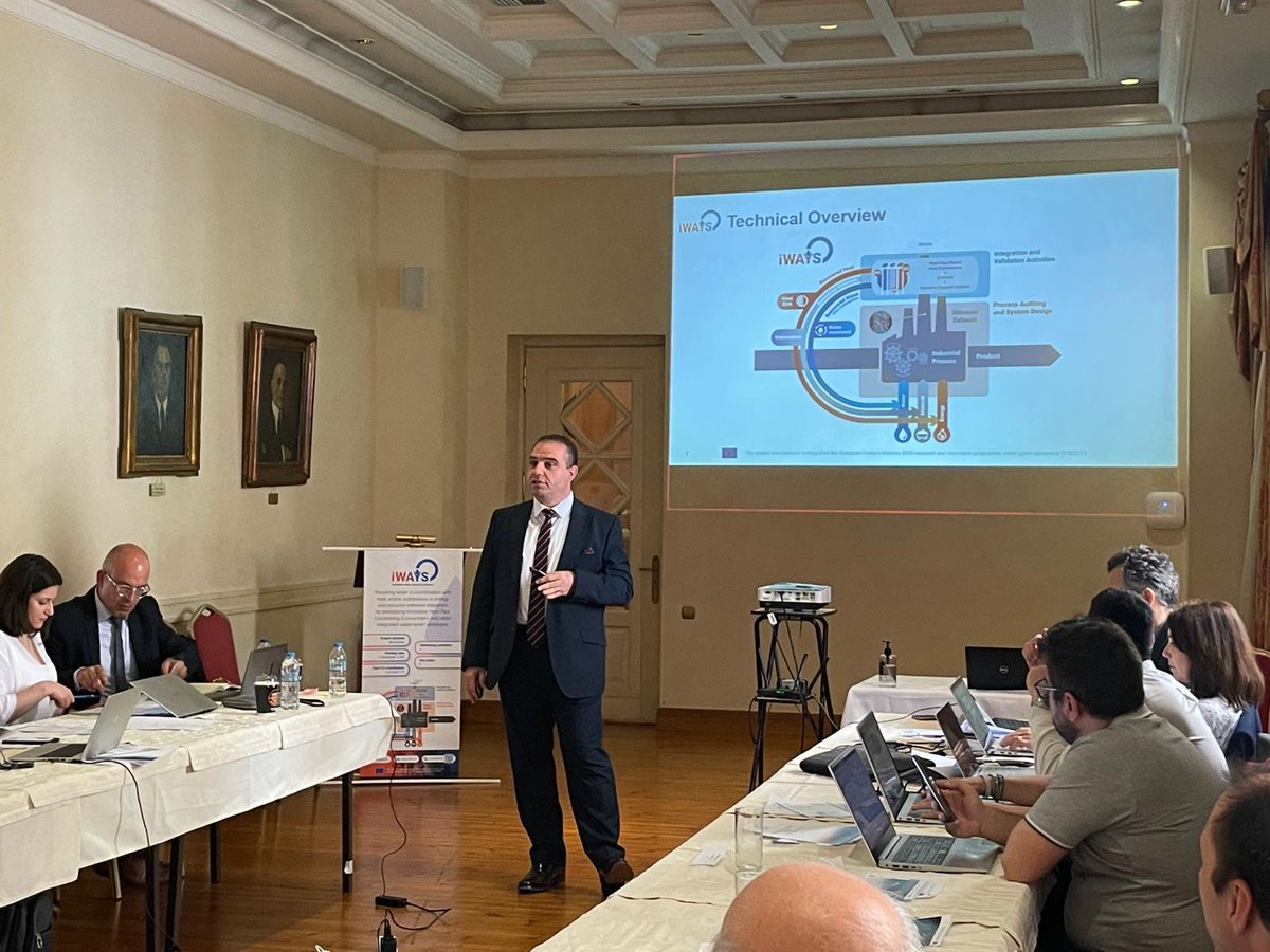 iwaysWaterEu's tweet photo. Our Scientific and Technical director @Sam_Jouhara gives an overview of the iWAYS progress so far, including the successful commissioning of the #HPCE test rig at the Lithuanian Energy Institute! 
👉https://t.co/MKKNti81bZ https://t.co/ejdJ2yzFax