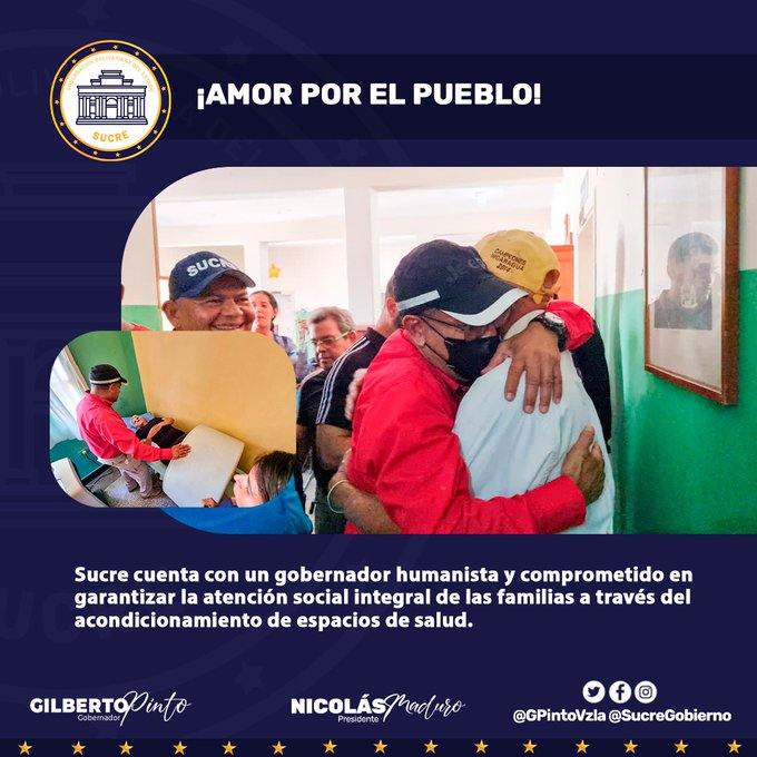 Las personas que requieran de consultas de laboratorio, gineco-obstetricia, triaje, pie diabético, y Rayos X,, pueden acudir al área de control de citas en la entrada principal del Hospital Dr. Julio Rodríguez de Cumaná.
 #ConMaduroMásCerca #SucreSeResteaConNicolás