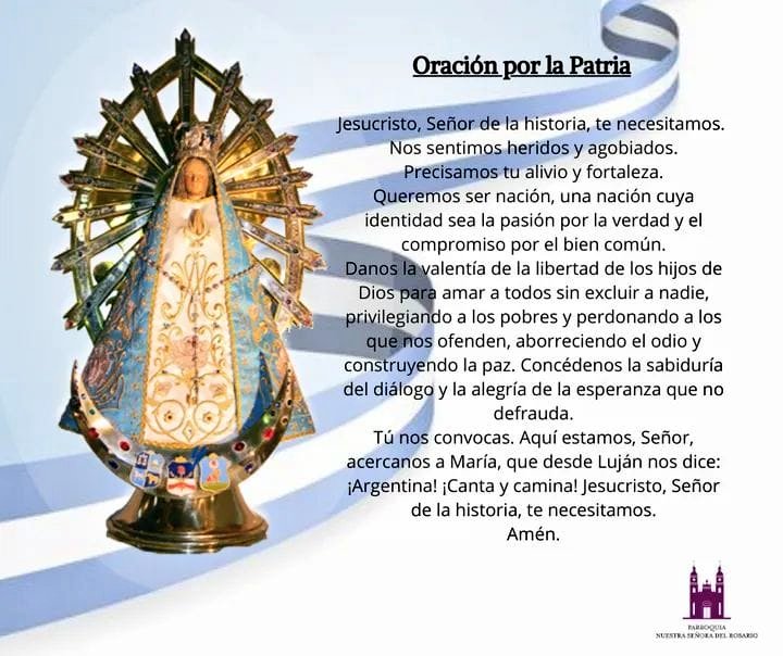 Oración por la Patria #NtraSraDeLujan