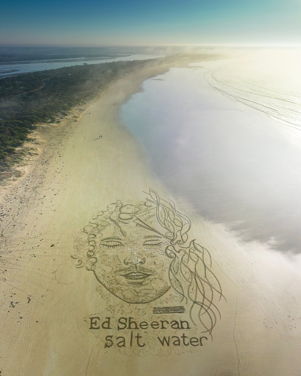 edsheeran's tweet photo. Some more beautiful Subtract sand art from around the world 💛 https://t.co/3xPnRlJ0Iy