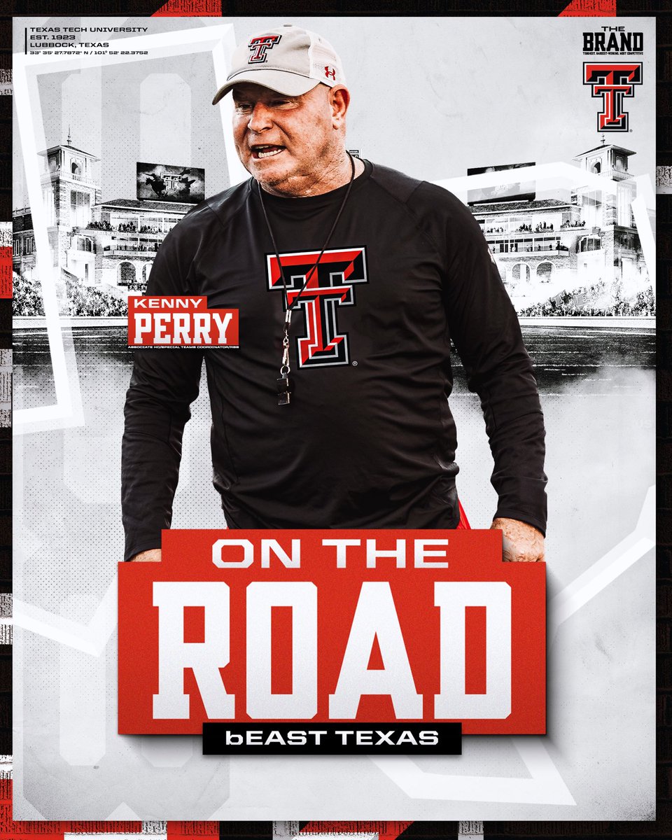 Hello bEAST Tx. The West Texas Tough Road Cruitin tour is coming today. #CruitinTheBrand #WreckEm