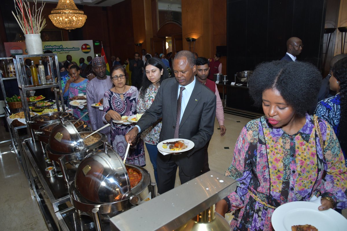 The celebration offered an opportunity to inform Indian investors about the attractive business climate of Togo and promote its traditional dances and cuisine.
Together we are strong in building the growing and flourishing cooperation between Togo and India.
#TogoIndependence