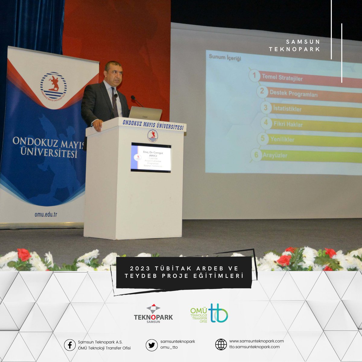 samsunteknopark's tweet photo. ‘’TÜBİTAK ARDEB VE TEYDEB Proje Eğitimleri’’ Tamamlandı.
Detaylar için web sayfamızı inceleyebilirsiniz.
#tübitak #omütto #samsunteknopark #samsun #omü #teydeb #ardeb #proje #projeeğitimleri #eğitim https://t.co/axTsoohMjB