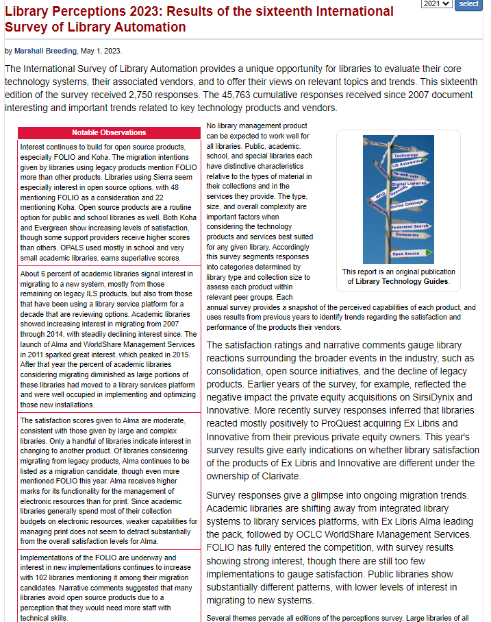 Marshall Breeding tweet media