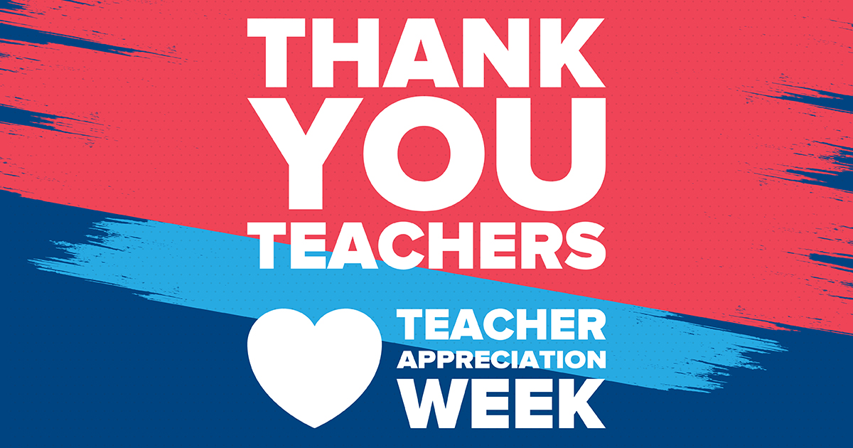 Happy Teacher Appreciation Week! Thanks to Minnesota’s teachers for the great work they do to educate our students! #TeacherAppreciationWeek #ThankATeacher