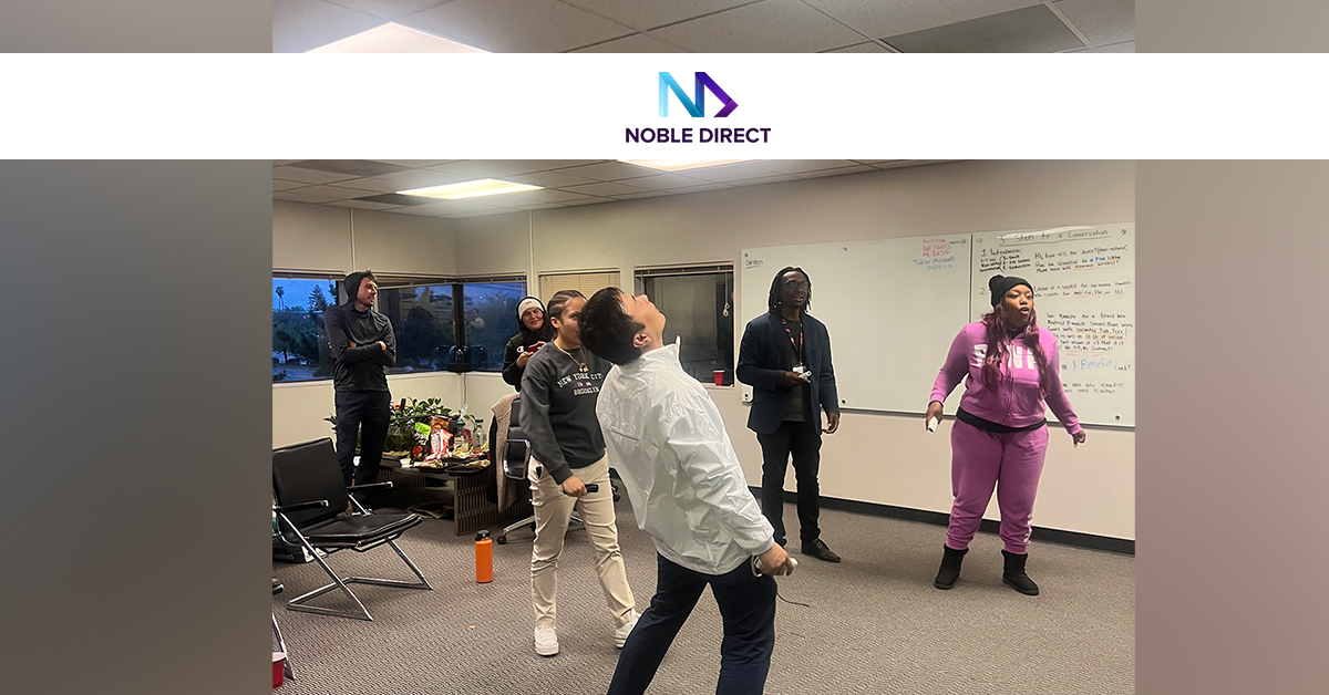 noble_direct's tweet photo. We had a team night playing Wii Tennis. It was an intense tournament. "Feelings were(n't) hurt." 😂🏆

#NobleDirect #tournament #teamnight #amazing #teamfun #greattimes https://t.co/kp0E94Fivw
