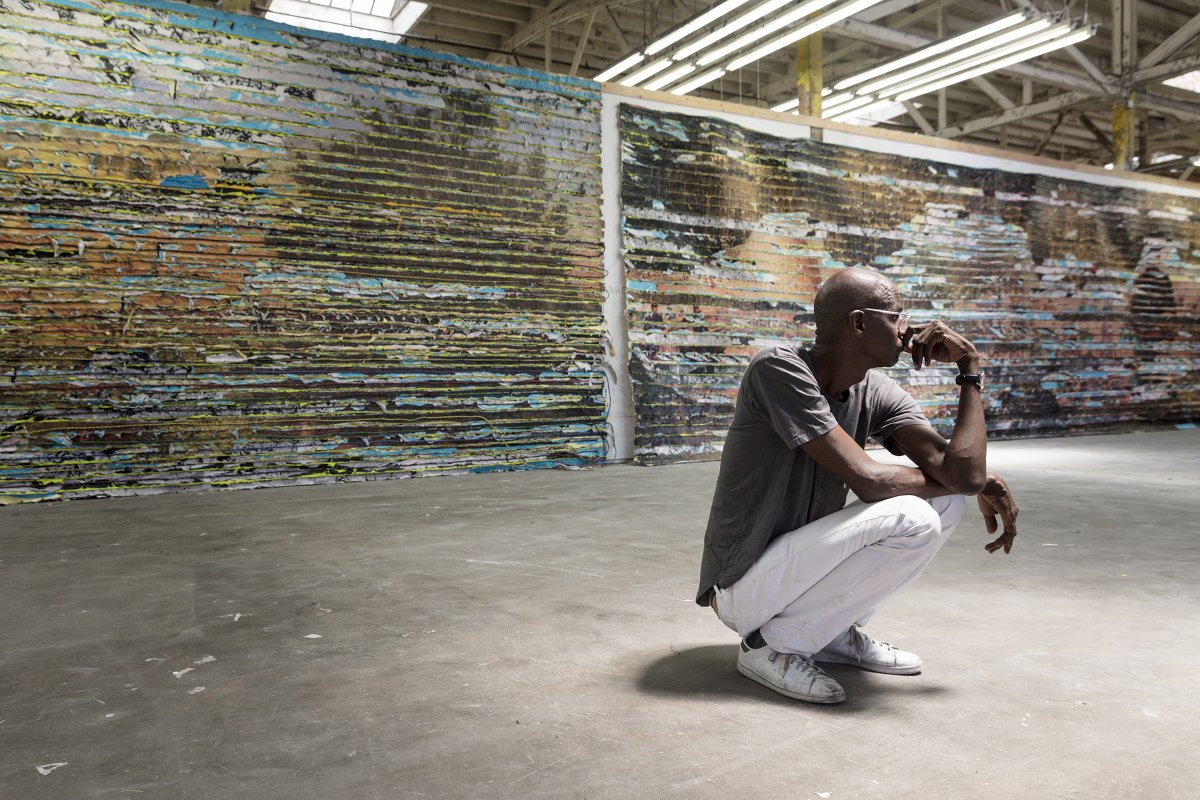 WETAClassical's tweet photo. Art, history, and music come together on #FrontRowWashington with @21consort. We enjoy a program inspired by Mark Bradford's installation at @hirshhorn "Pickett's Charge" inspired by a 19th century cyclorama depicting the final charge of the Battle of Gettysburg.
📸 Hirshhorn https://t.co/ludVhi2jaY