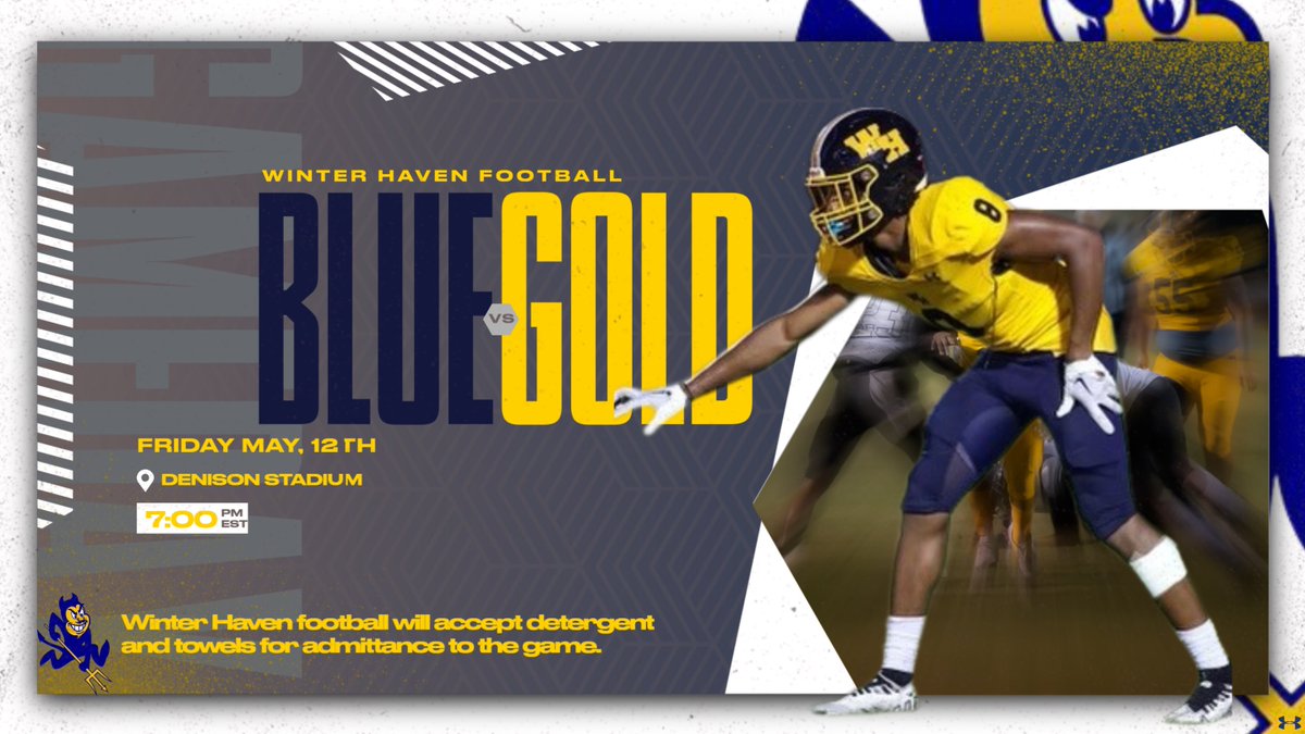 Blue vs Gold going down this Friday!