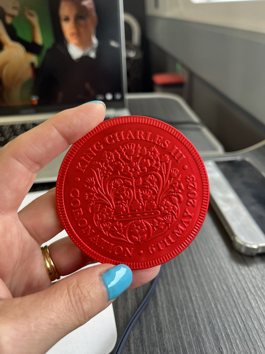 Michaela Tabb (@michaelatabb) on Twitter photo I told my family, the first coin I receive with the Kings head on it, I keep. As a Royalist, it would be my coin to toss at refereeing duties. Still waiting, but <a href="/LNER/">London North Eastern Railway</a> surprised us today! A bit big to keep on my pocket and for it not to melt, but most appreciated! I told my family, the first coin I receive with the Kings head on it, I keep. As a Royalist, it would be my coin to toss at refereeing duties. Still waiting, but <a href="/LNER/">London North Eastern Railway</a> surprised us today! A bit big to keep on my pocket and for it not to melt, but most appreciated!