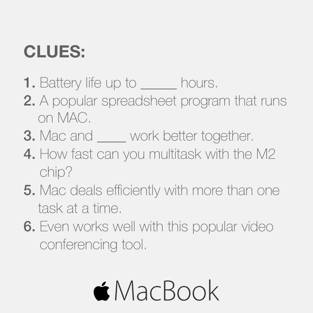 TAKEALOT's tweet photo. Want to stand a chance to win a R5,000 coupon for an Apple product on
https://t.co/53xKrKMUMM? This one's for you!
To enter, comment with the solutions to the crossword puzzle from 1 - 6.
Hint: Remember that MacBook post we asked you to save? It's going to come in handy. 😉 https://t.co/aGnabW9ppG