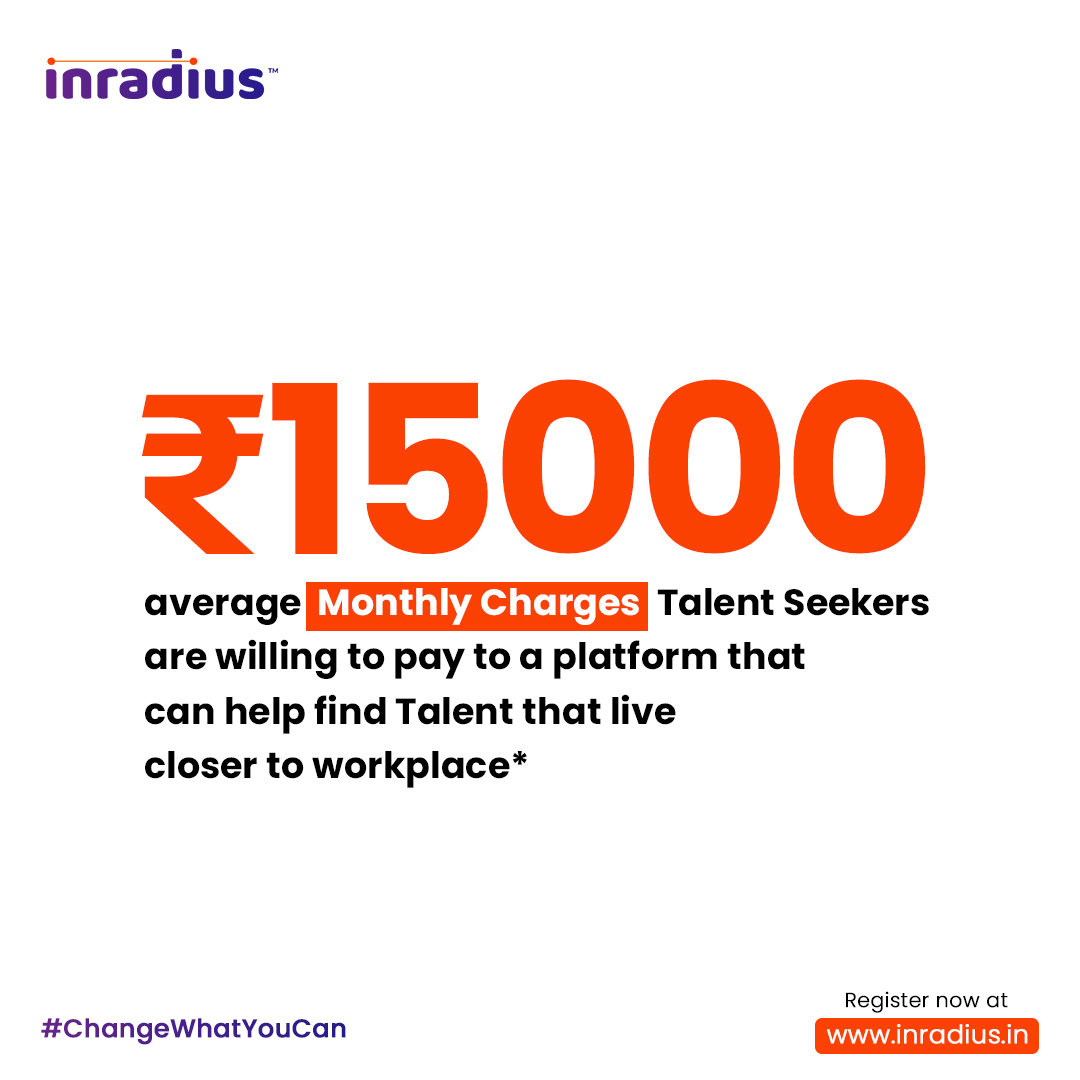 inradius's tweet image. InRadius offers the benefit of job searching without any cost, while others require job seekers to pay for the same service.

#freejobplatform #findjobclosertoyou #inradius #inradiusjobs #explorepage #mumbai #pune #hyderabad #bangalore #office