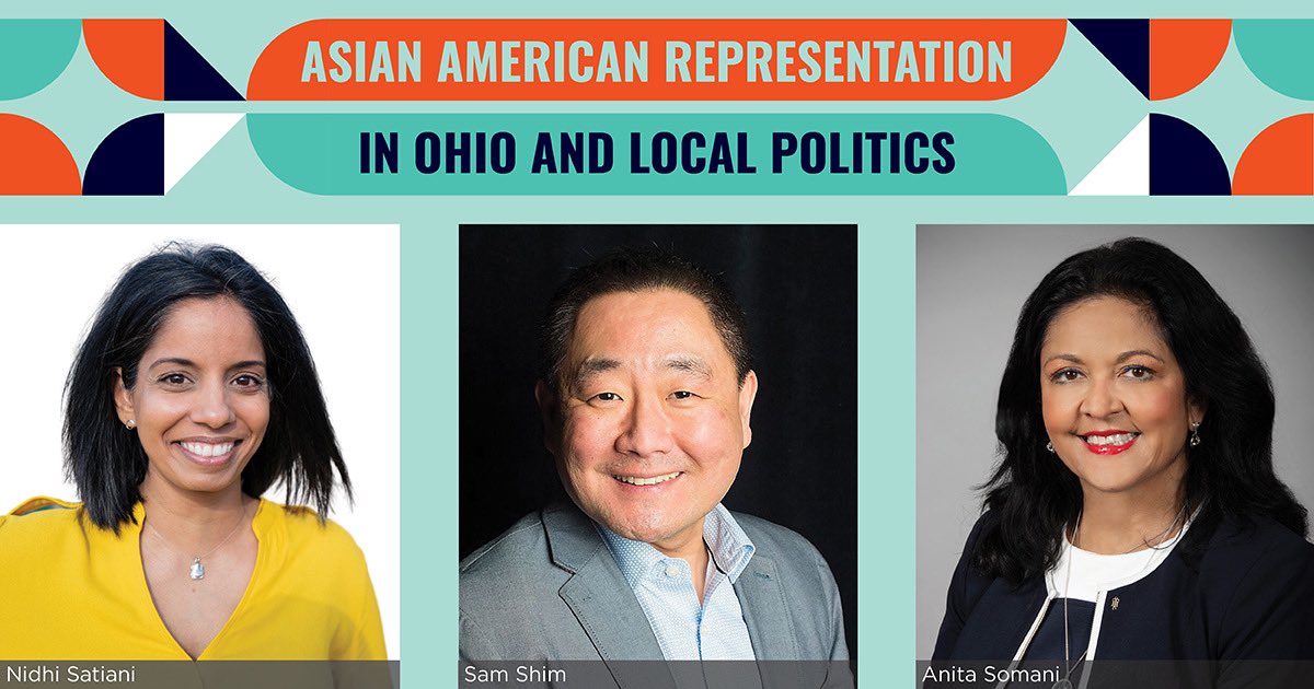 Join me this Wednesday at 7pm for a virtual discussion about Asian American political representation in Ohio, hosted by the Columbus Metropolitan Library!

Register here: crowdcast.io/e/aapi2023-asi…