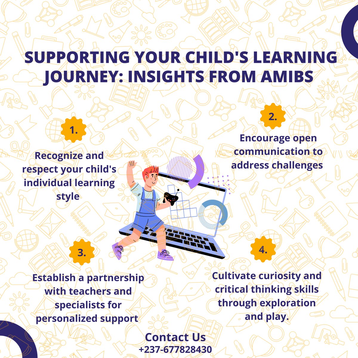 internatio44438's tweet image. #AMIBS offers #individualized education, focused on strengths and interests, to help every child overcome #learning challenges and reach their potential. Join our #inclusive learning environment that encourages growth mindset and resilience.