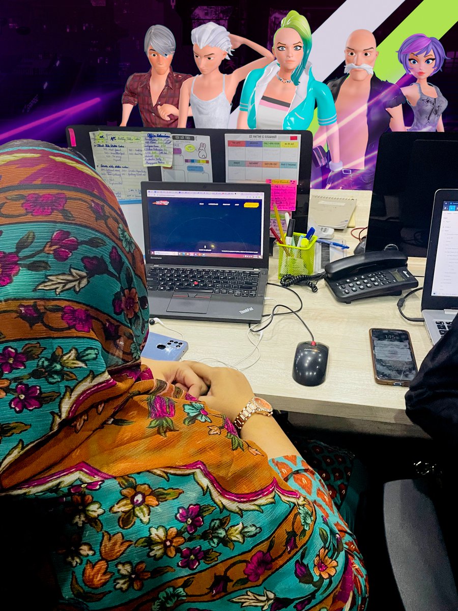 hyperrverse's tweet image. We don't just create games, we live them❗️

Our Workplace is always buzzing with creative energy as we work on @HyperLeagueIO  to bring the best possible gaming experience❗️

Stay tuned work in progress❗️👀

#hyperleague