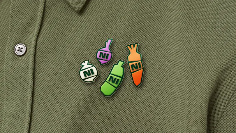 Jack Renwick Studio's identity for Veg NI builds on the 'parful' benefits of buying local produce bit.ly/44lefVx