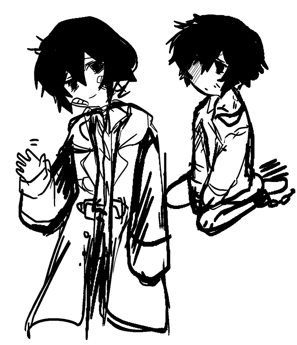 1662010idk's tweet photo. quick sketch 
#fyozai #bsd #bungostraydogs https://t.co/Ysri1PQbZe