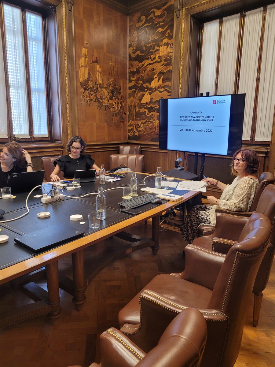 Adolfdc's tweet photo. Convidats per @bcn_ajuntament compartim experiències Ajuntament de Montevideo per impulsar #agenda2030 a travęs de models de governança ampliant la participació de la societat civil @Taula3sector @Francina_Presi @RogerCivit https://t.co/QweRDKMMxw