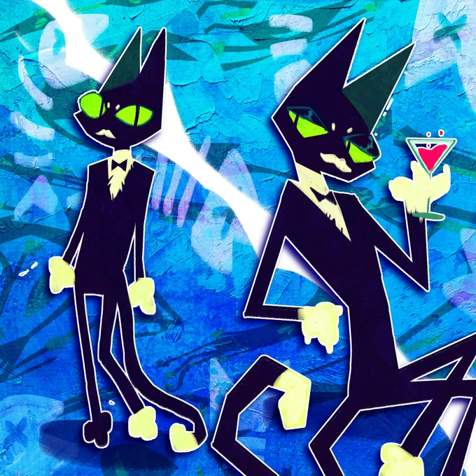 Tuxedo cat