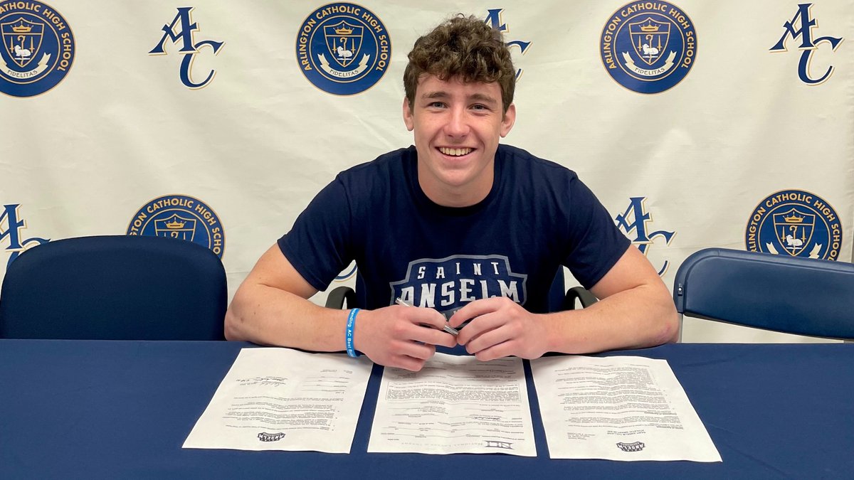 Arlington Catholic Cougars Athletics (@ac_athletics) on Twitter photo Congratulations to AC senior Thomas Driscoll who signed to play Lacrosse with <a href="/STAHawks/">Saint Anselm Hawks</a>! Congratulations to AC senior Thomas Driscoll who signed to play Lacrosse with <a href="/STAHawks/">Saint Anselm Hawks</a>!