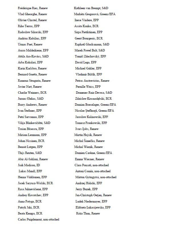 guyverhofstadt's tweet image. 73 MEPs call upon @vonderleyen @JosepBorrellF to double down on sanction &amp;amp; target:
✔️ Russian financial institutions
✔️ 3rd countries &amp;amp; companies circumventing sanctions
✋🏻 tech transfer
✋🏻 import hydrocarbons also indirectly
❌ full Navalny list 6.000 sanctioned

And use frozen…