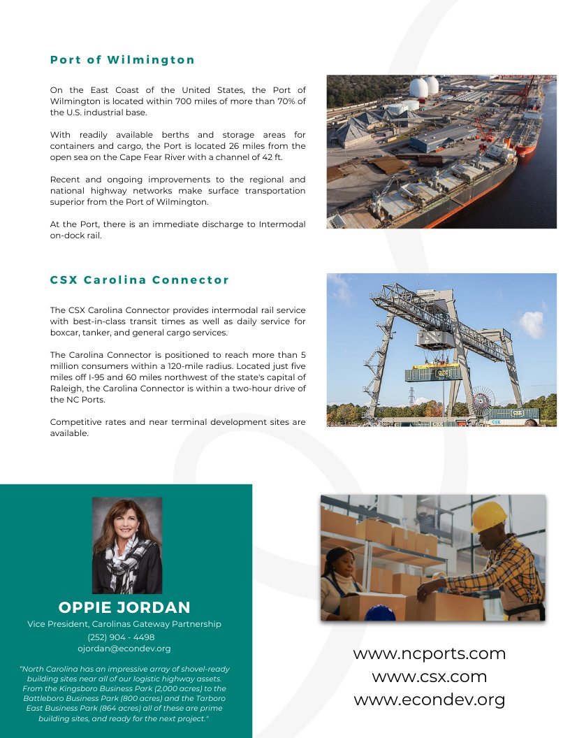 The North Carolina Logistics Highway is getting stronger with the Wilmington Rocky Mount Express! Read all about it and contact us today to learn more!