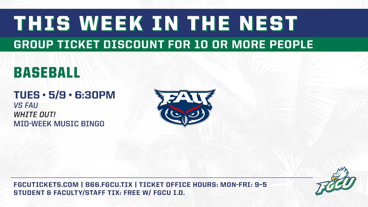 FGCU Ticket Office tweet media