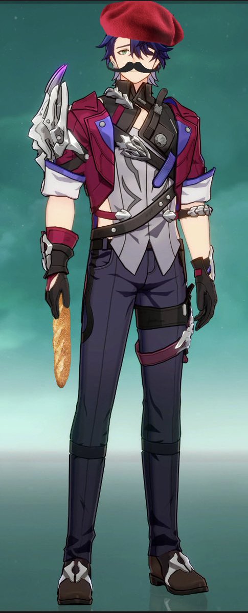 Silverwind_SC's tweet photo. Was looking through stellaron Hunters lore and noticed they had a member named Sam and I looked him up and all I got was Sampo so I told my friends that it’s just him in disguise and we all agreed that he wears a fake mustache that doesn’t even match his hair color https://t.co/AFgX2pZKt9