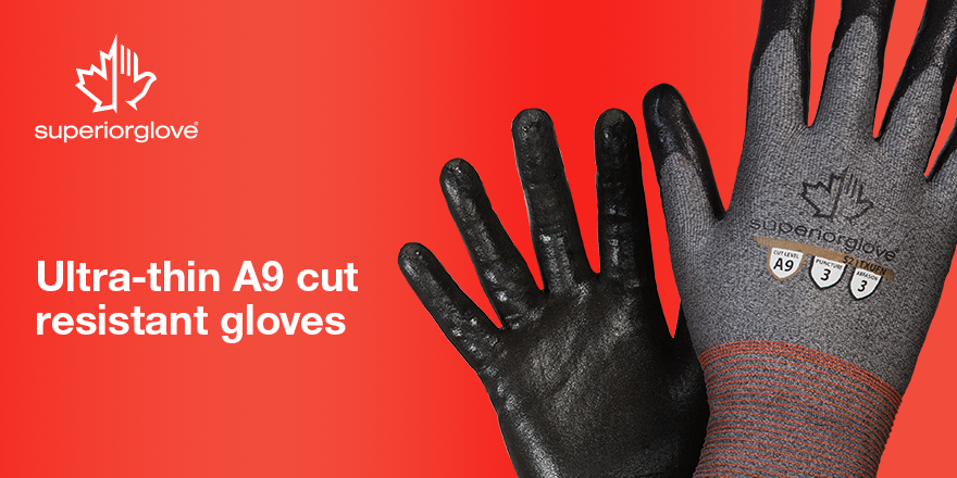 FastenalCanada's tweet image. Protect your hands from cut injuries. Try #SuperiorGlove’s TenActiv™ S21TXUFN - ultra-thin 21 gauge gloves with A9 cut protection and steady grip! 
Shop Now: ow.ly/JJA650NXYmt