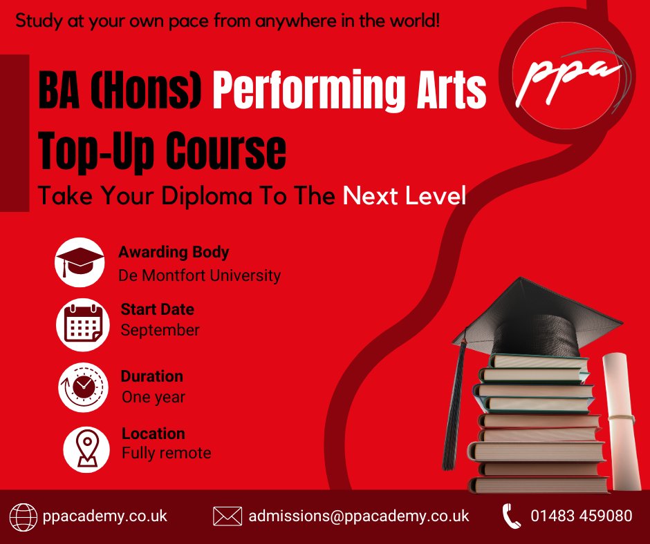 P P A on Twitter "Take your Diploma in Performing Arts to the next