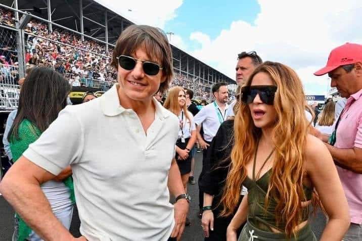 radio580nic's tweet photo. Las imágenes del encuentro entre #Shakira y #TomCruise en Miami Grand Prix 2023 F1 que están causando revuelo #ShakiraMujerDelAño #BBMujeresLatinas #La580 https://t.co/4QMuE09GqD