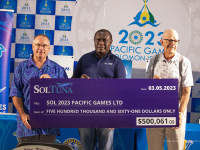 AtunaNews's tweet photo. SolTuna is designated as official supplier of canned tuna for the Pacific Games, hosted by the Solomon Islands in November. An opportunity to bring the local produced tuna to the attention and benefit of many athletes from...https://t.co/NJmNTPROe3 #SolTuna #PacificGames #tuna https://t.co/Zy2Yzl5PB9