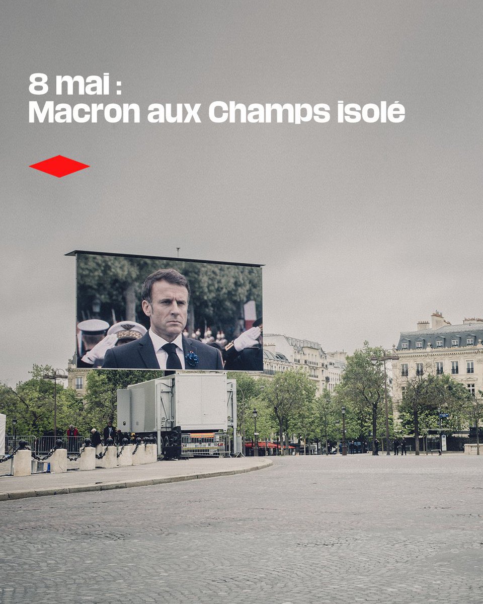 Isolé comme jamais 

#Macron
#8mai1945