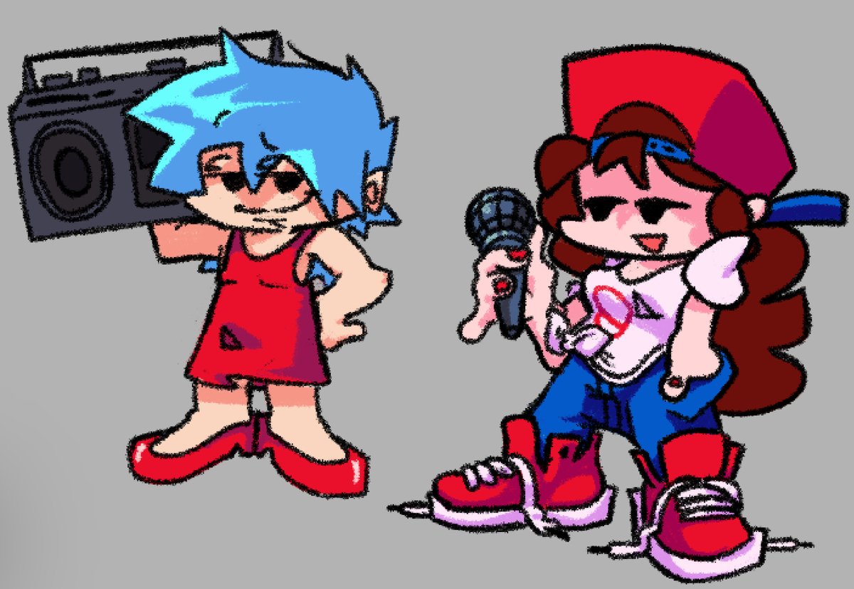 Made my own take for a playable GF (also added the world’s sexiest BF design)
#fridaynightfunkin