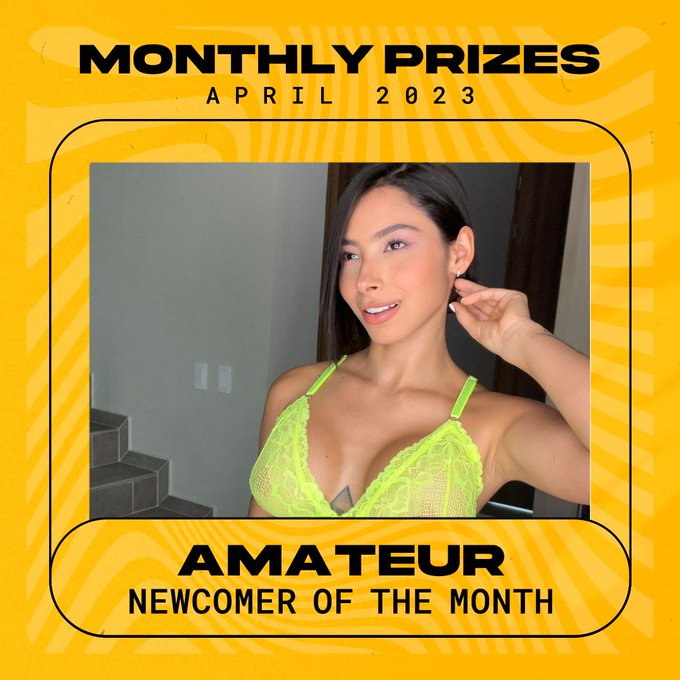 Pornhub's Amateur Newcomer of the Month for April is @DanielaAntury!🏆  Find out what all the hype is