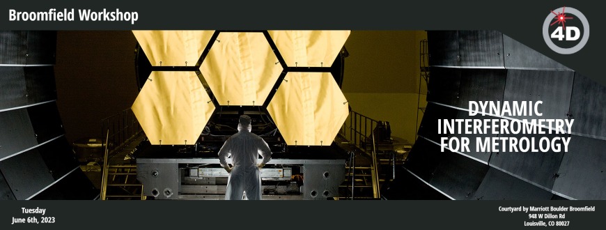 Mark your calendars for our Broomfield Workshop on June 6th!

Join 4D Technology &amp; Keynote Speaker – GM, Erik Novak

Learn how our innovative, vibration-immune measurement technology can help solve your metrology challenges.

Follow the link to register!
go.4dtechnology.com/colorado_works…