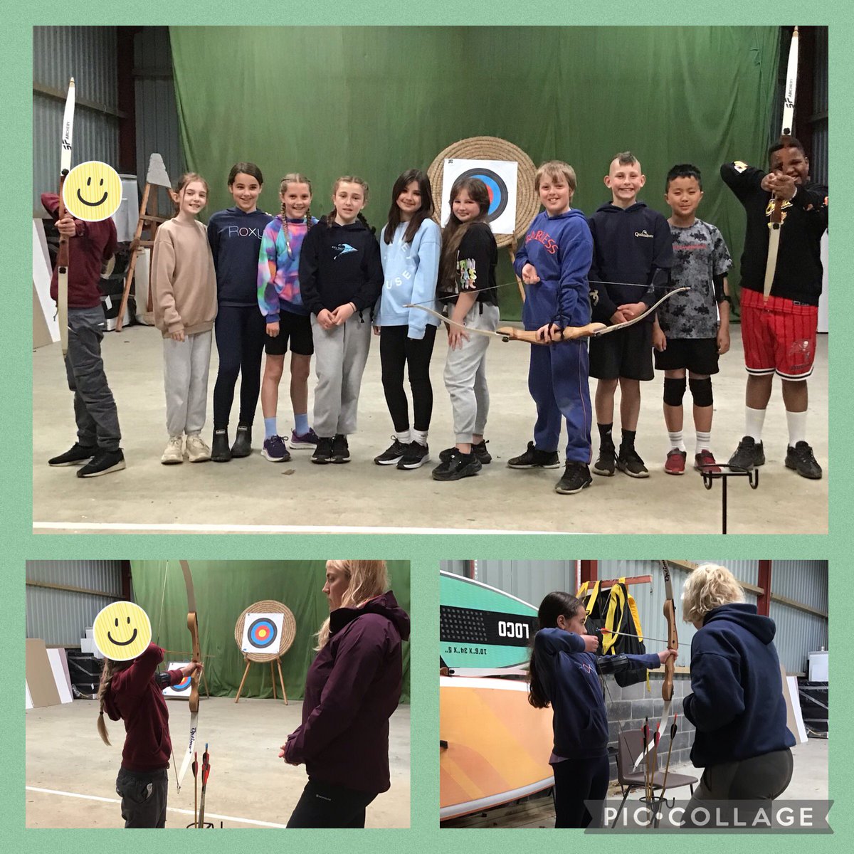 seagull_sammy's tweet photo. A great afternoon’s archery session. A couple of bulls eyes but not by Mrs Davies or Ms Suff! We will try harder next time. https://t.co/J9FPf0VZou
