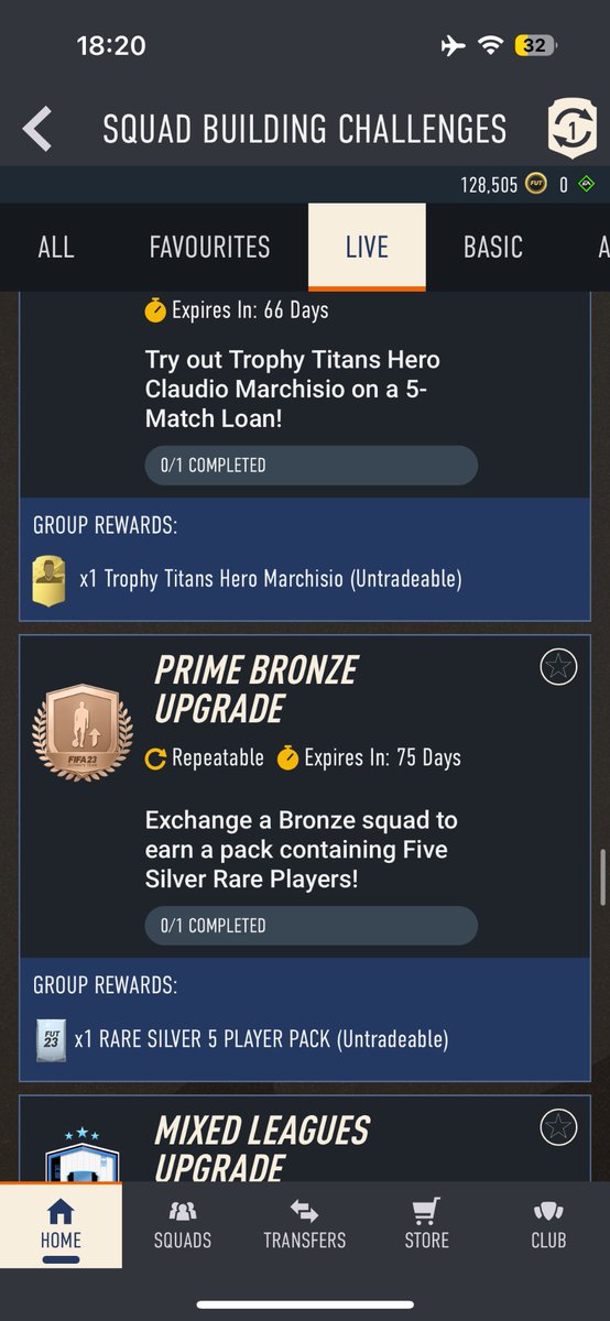 vSkxptic's tweet photo. @xoxoxoaqxoxoxo @fxckwlr @BREEZY_BVB @FIFA22_INFO It’s there go into your “Live” section https://t.co/8hV2xy2cUJ