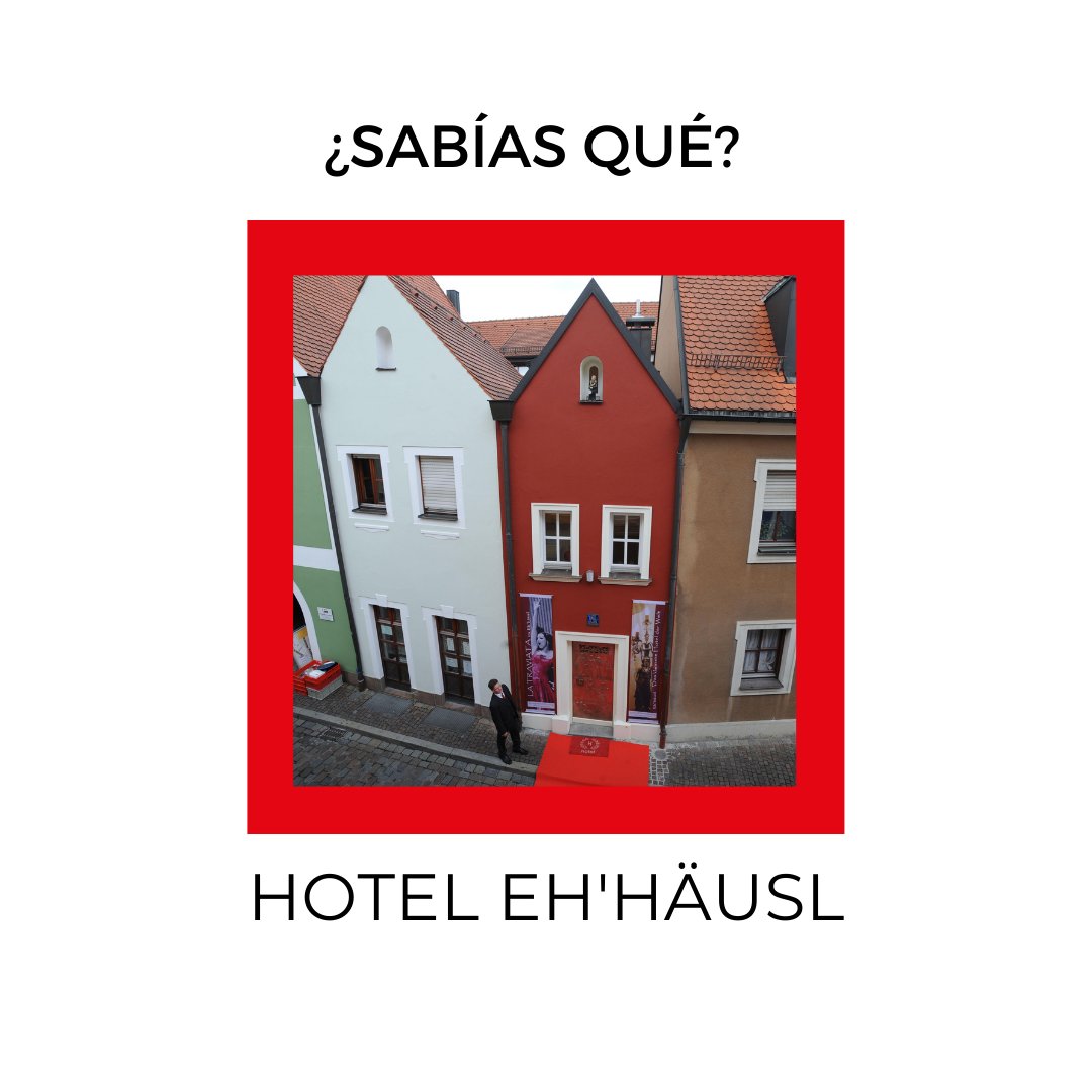 ¿Sabías del hotel Eh´haus?

El Eh'häusl es un hotel de dos metros y medio de ancho en la ciudad de Amberg, en el Alto Palatinado de Baviera en Alemania.

Se lo considera "el hotel más pequeño del mundo"