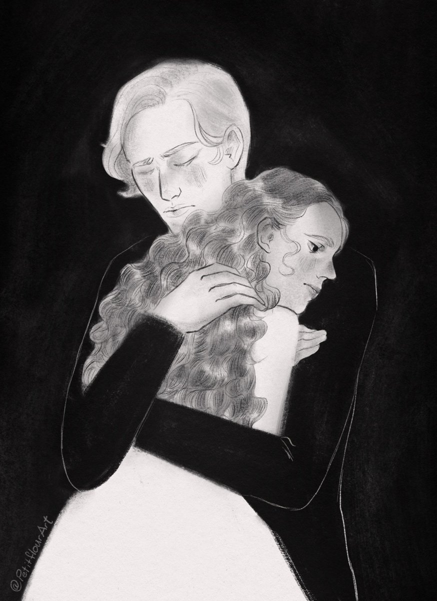 I’ve recently re-read the Wait and Hope fic series by @mightbewriting_ and felt strongly about it once again #dramione #artph