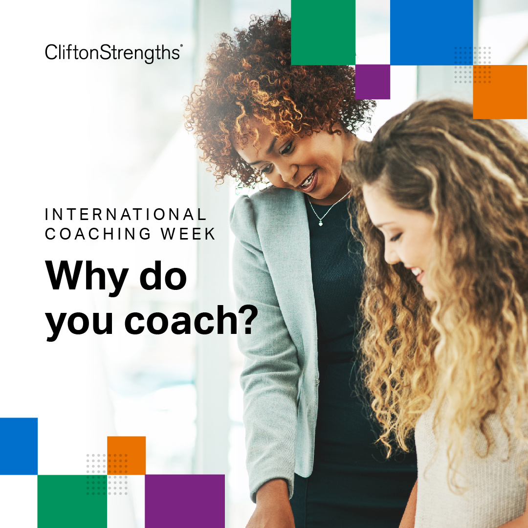 virtuouscoach's tweet photo. This week, May 8-14, kicks off International Coaching Week. The purpose of this week is to celebrate the power and impact of professional coaching, especially our Gallup-Certified Strengths Coaches. We’d love to hear from coaches, why do you coach?

Repl… https://t.co/r55Jrc4IeE