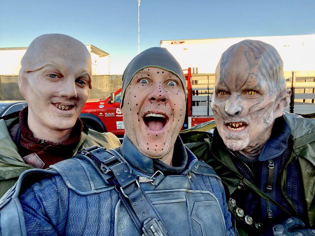 #GOTGVol3⠀
Karen is a delight to work with and is SO freaking funny. What I like about her most is that she loves horror movies, like me. ⠀
Elan and Molly… I love your faces. Ravagers forever.⠀
⠀
#guardiansofthegalaxyvol3 #GuardiansOfTheGalaxy #karengillian #slystallone