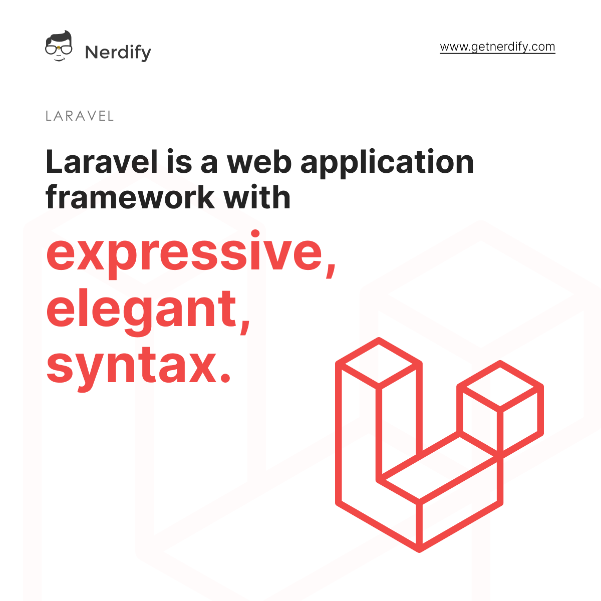 getnerdify's tweet photo. 🤔Looking for a professional-quality website tailored to your needs?🤩 Look no further! #Laravel is the perfect tool for creating modern, attractive, and highly functional #websites. 🤗Let us help take your #business to the next level with a premium-quality website.🎉 https://t.co/xz43AQtzKV