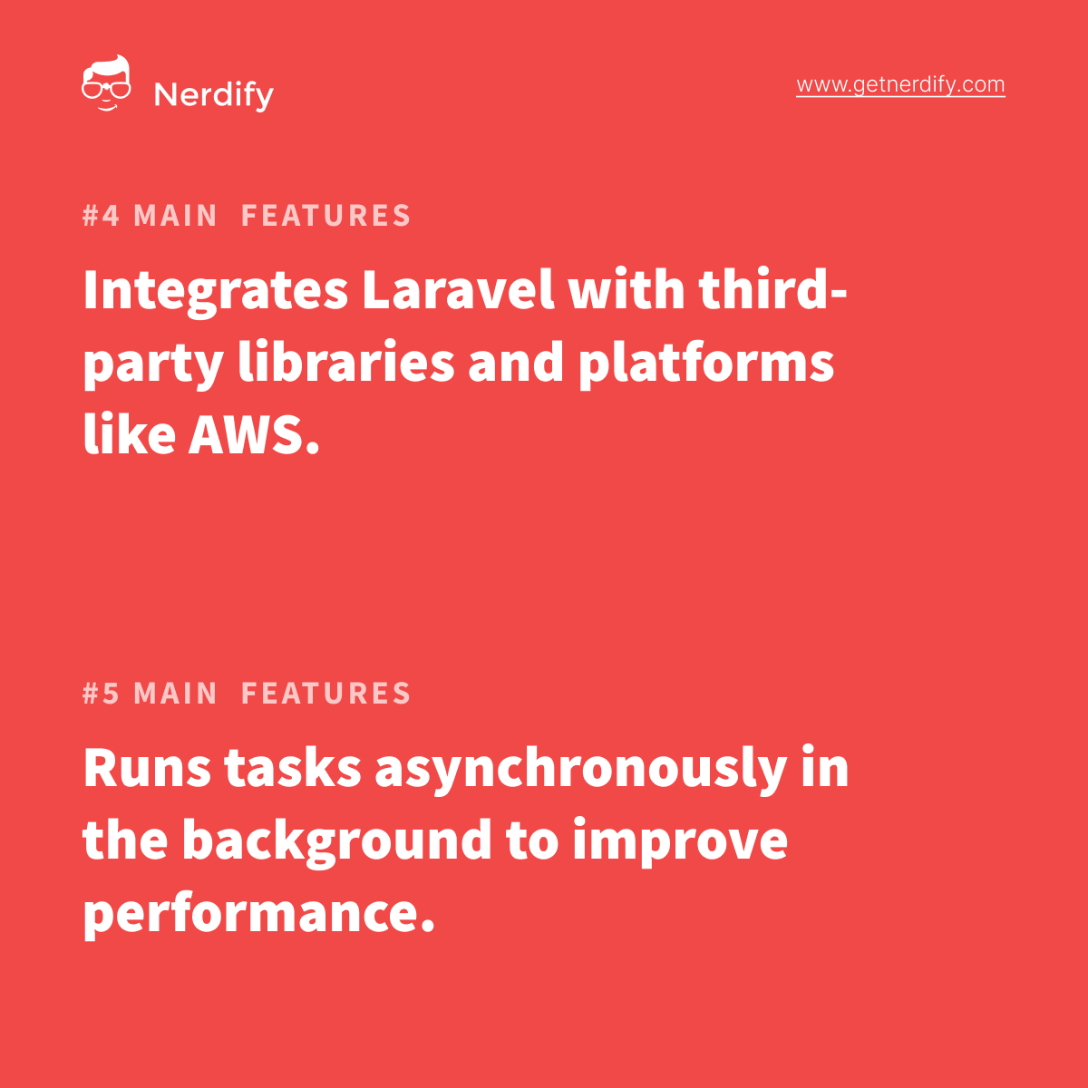 getnerdify's tweet photo. 🤔Looking for a professional-quality website tailored to your needs?🤩 Look no further! #Laravel is the perfect tool for creating modern, attractive, and highly functional #websites. 🤗Let us help take your #business to the next level with a premium-quality website.🎉 https://t.co/xz43AQtzKV
