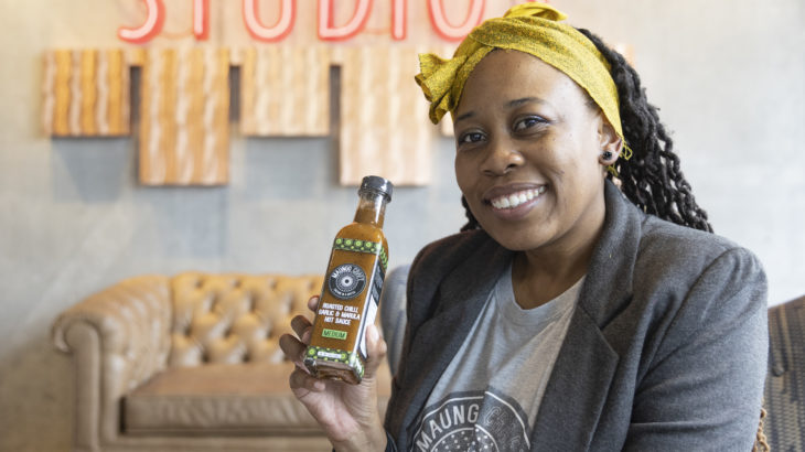 Flavour of the Monthe. Congrats Botswana's Bonolo Monthe: Co-founder of Maundo Craft who recently earned a Business Masters Degree in the US has a marula fruit hot sauce success with 1st Botswana product to sell on Amazon.com,where it has 5-star rating.🇧🇼🔥⭐️⭐️⭐️⭐️⭐️