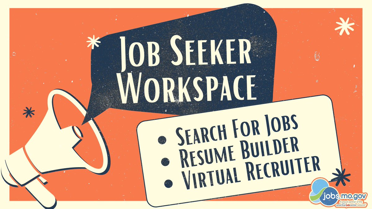 JobsMoGov's tweet image. Not sure how to get started with your job search? No matter the reason, we’re here to help. Wherever you are in your job search, our Job Seeker Workspace can provide resources, products, and services to you at no cost! 
Get started now: bit.ly/3x6SRn2
#MoJobs #MoCareers