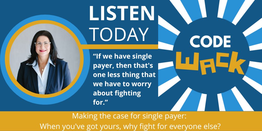 What would organized labor, and the workers they represent, gain under Medicare for All? To find out, we spoke to @ada_briceno, co-president of @UNITEHERE11,  which represents more than 30,000 hotel workers in Southern California.
Listen today - tinyurl.com/2s3c5ayk