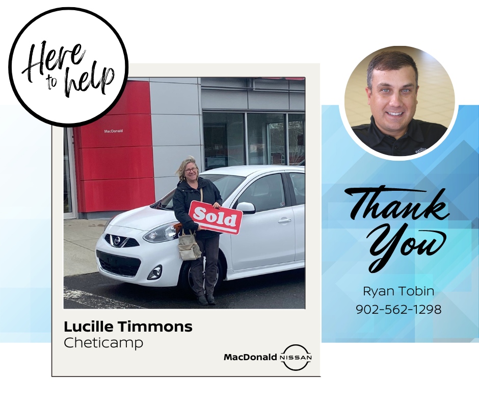 MacDonaldNissan's tweet image. Lucille has been a loyal customer for years, and today she's finally driving home in her second Nissan Micra! She's feeling the excitement of a new set of wheels - #NissanMicra #2017Model #DriveHappy