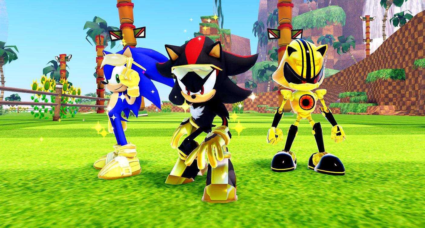 Sonic Speed Simulator on X: 🥇Get the NEW Gold Skin Bundle + Gold