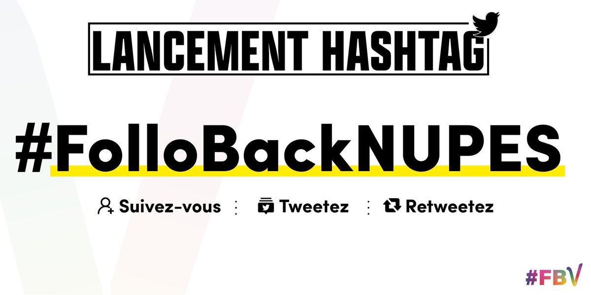 Pour renforcer notre capacité à diffuser nos idées et le programme l'Avenir en Commun, pas le moment de se relâcher....
#FolloBackNupes #NUPES #avenirencommun